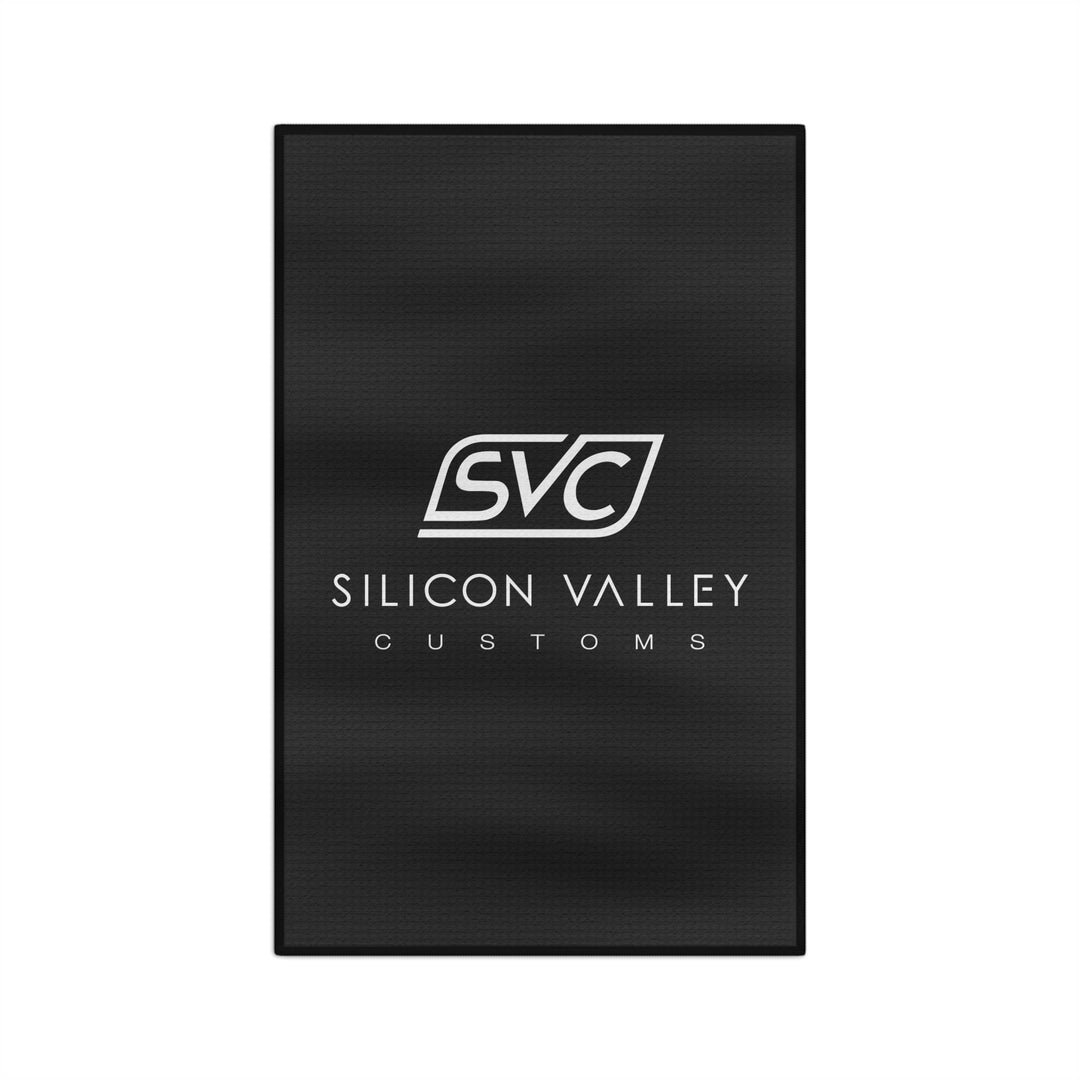 SVC Logo Microfiber Towel in Black